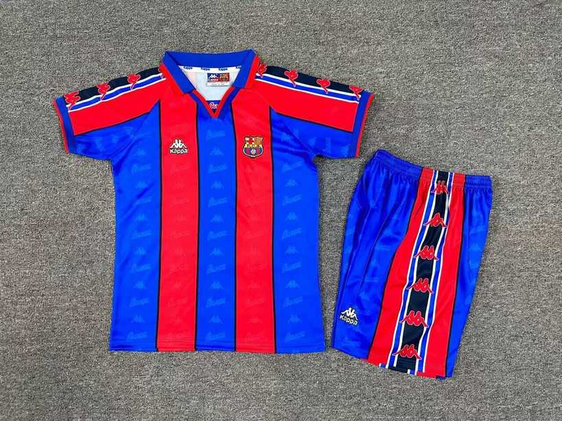 95 97 Barcelona Home Vintage Children's Set 95 97 巴萨 主场 复古 孩子套装