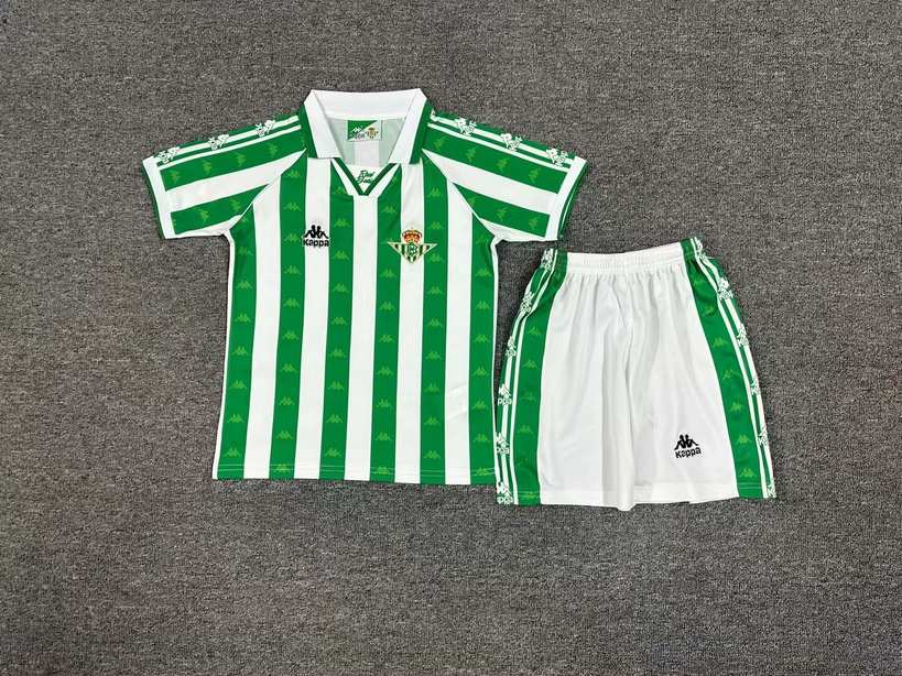 95 97 Betis Home Vintage Kids Set 95 97 贝蒂斯 主场 复古 孩子套装