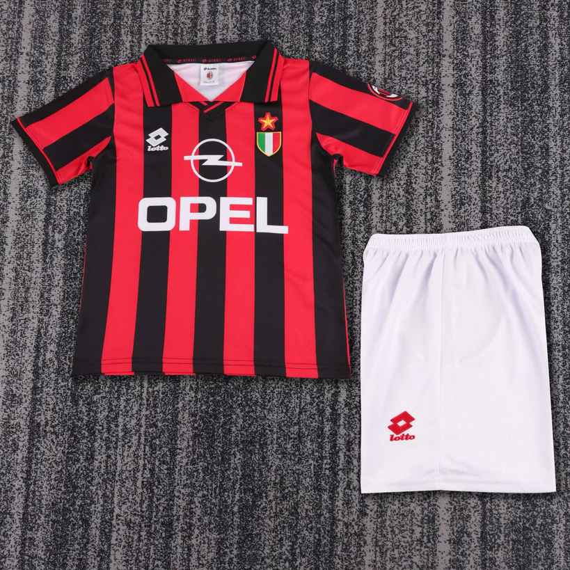 96 97 AC home kids kit Retro 96 97 AC 主场 儿童套装