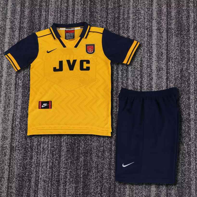 96 97 Arsenal Away Retro Kids Kit 96 97 阿森纳 客场 复古 儿童套装