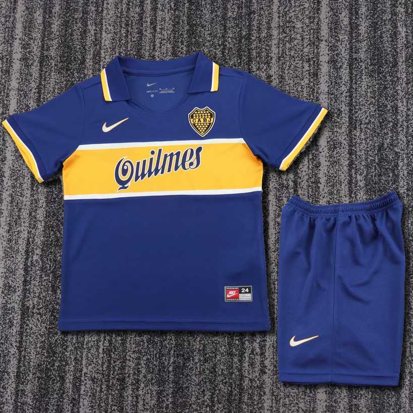 96 97 Boca Juniors Home Retro Kids Set 96 97 博卡青年 主场 复古 孩子套装