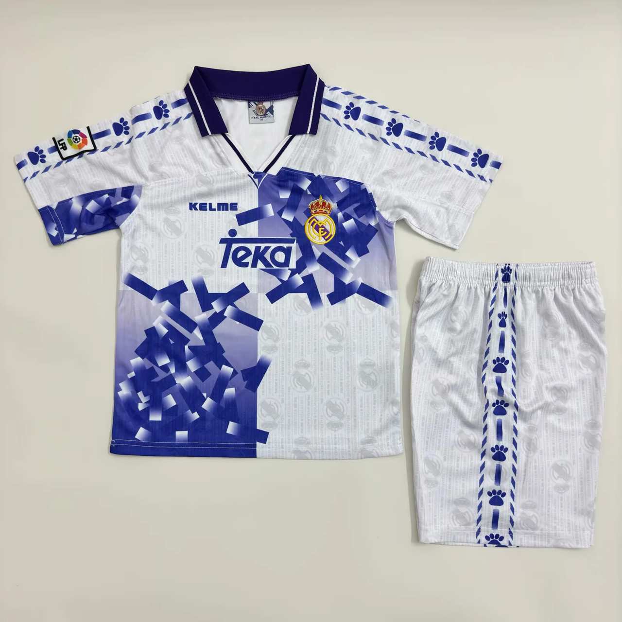 96 97 Real Madrid third away kids kit Retro 96 97 皇马 二客 儿童套装