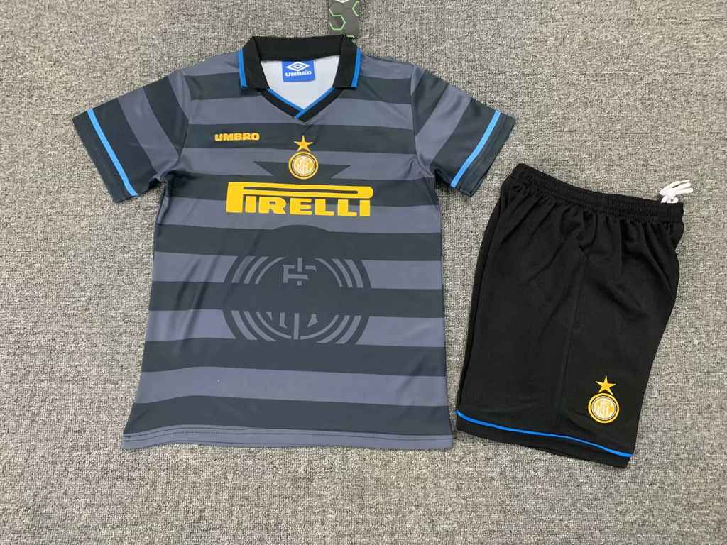 97 98 Inter away kids kit Retro 97 98 国米 客场 儿童套装