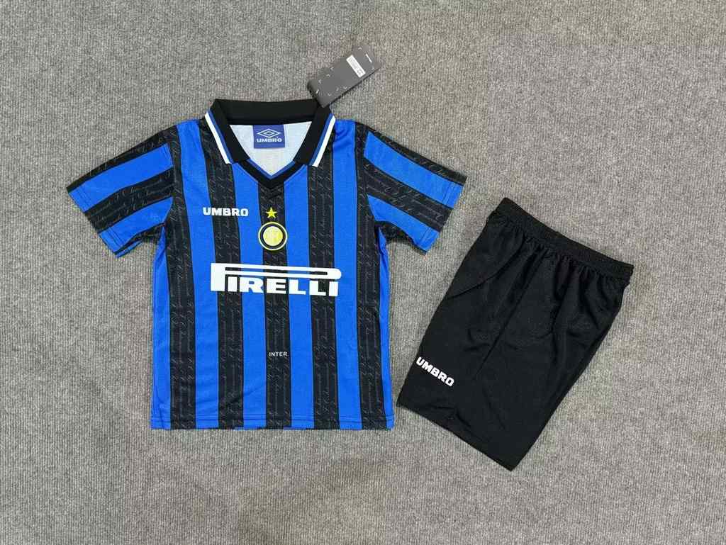 97 98 Inter home kids kit Retro 97 98 国米 主场 儿童套装