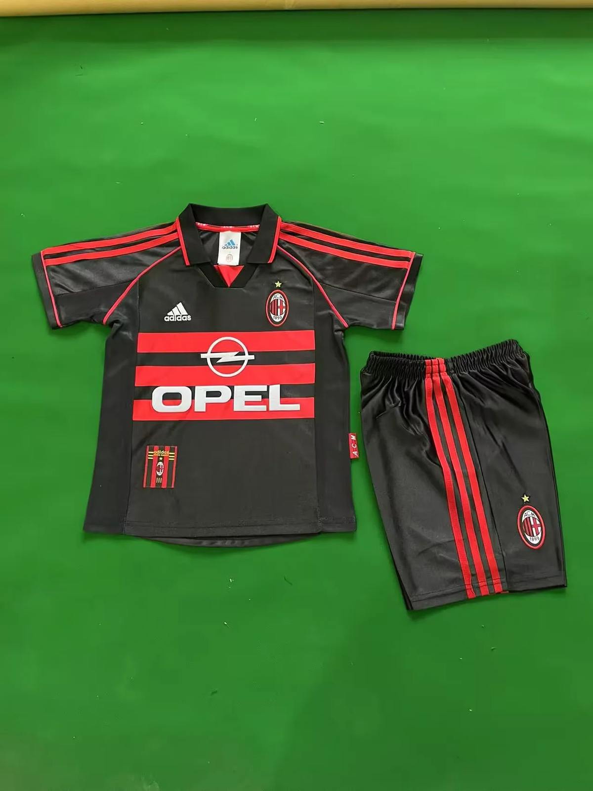 98 99 AC third away kids kit Retro 98 99 AC 二客 儿童套装