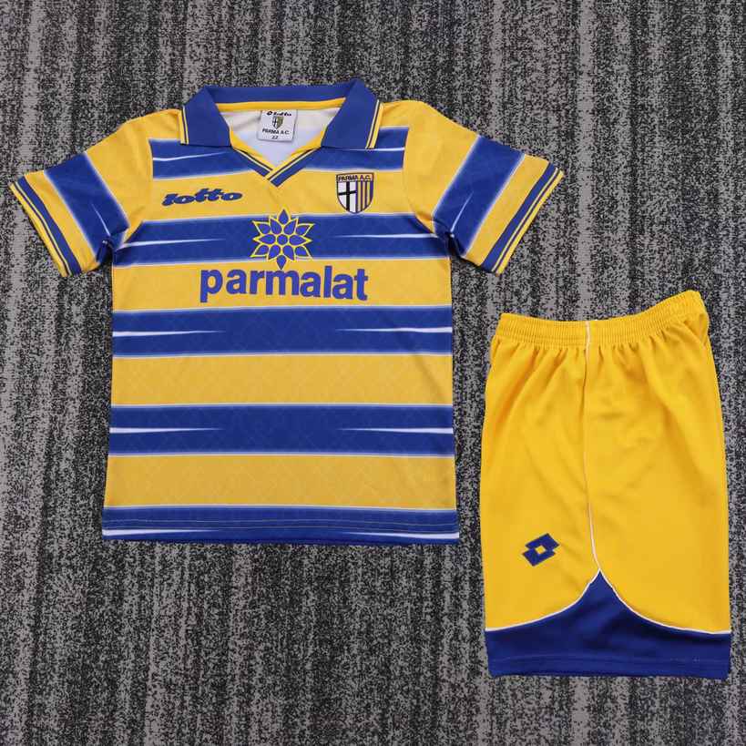 98 99 Parma Calcio home kid kits 98 99 帕尔马 主场 儿童套装