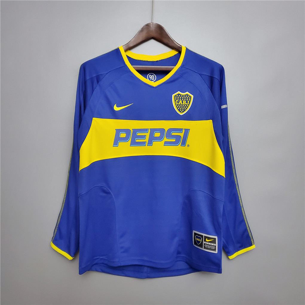 03-04 Boca Juniors home long sleeve