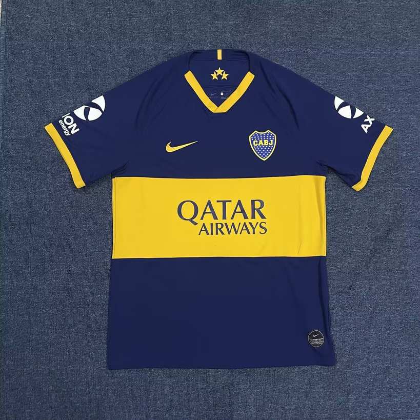 19-20 boca home retro jersey