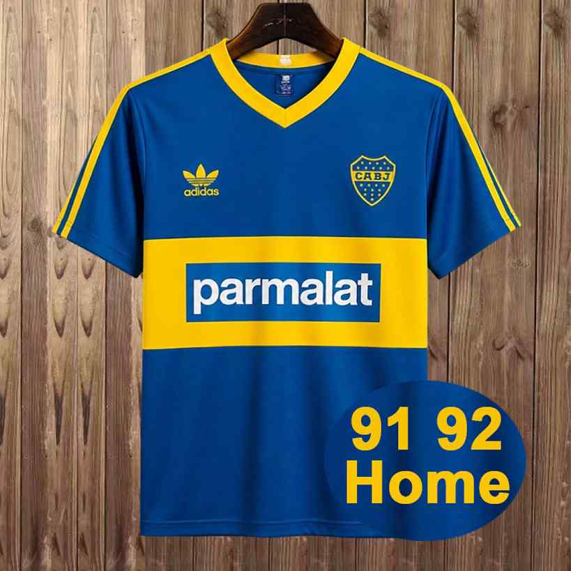 1991/92 Boca Juniors Home Retro Soccer Jersey S-2XL