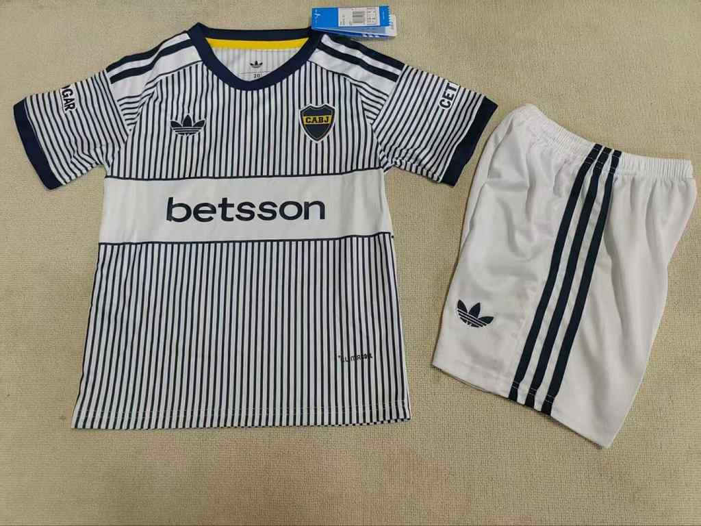 2026/27 Boca Juniors Away Kids Kit Soccer Jersey Size 16-28
