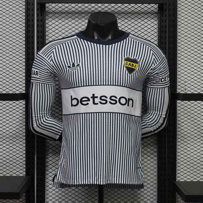 Maillot de football Boca Juniors — 2026/27 · Extérieur · Version joueur · Manches longues · tailles S–2XL