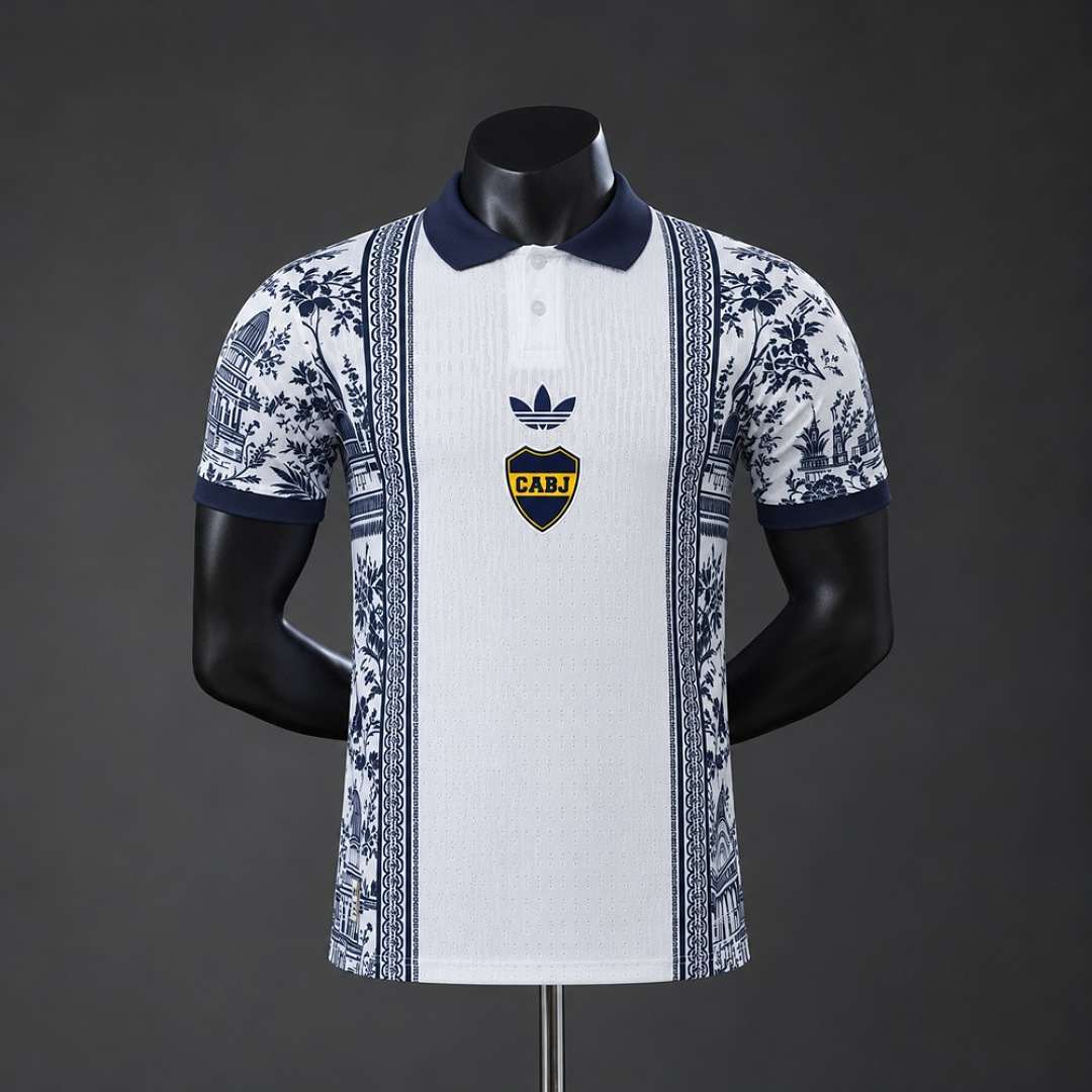 Maillot de football Boca Juniors blanc édition spéciale — 2026/27 · Version joueur · Rétro · tailles S–2XL