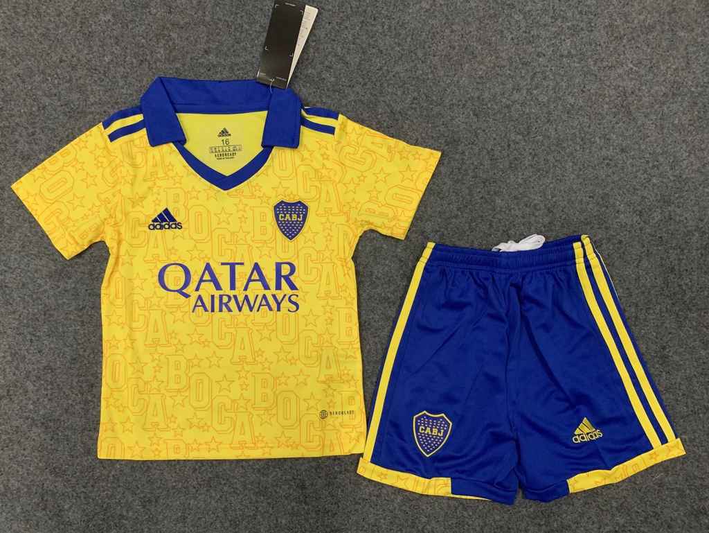 22-23 Boca Juniors third kids kit
