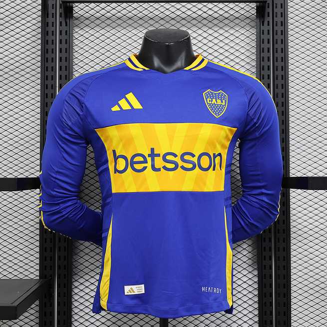 24-25 Boca home long sleeve player version jersey