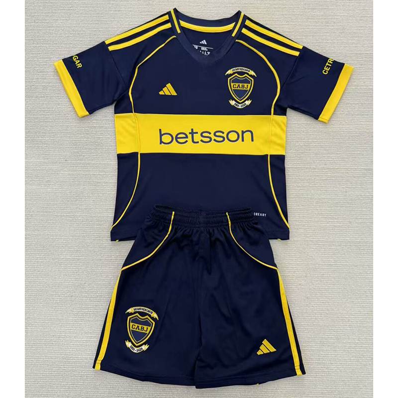 Ensemble de football enfant 25-26 Boca 120e bleu