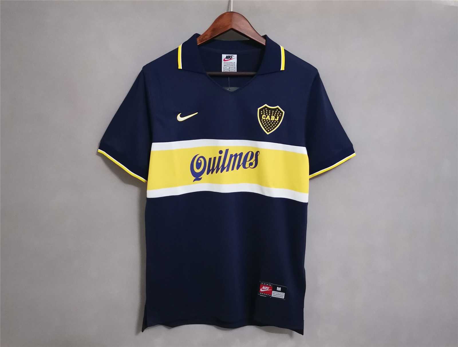 96-97 Boca Juniors domicile bleu