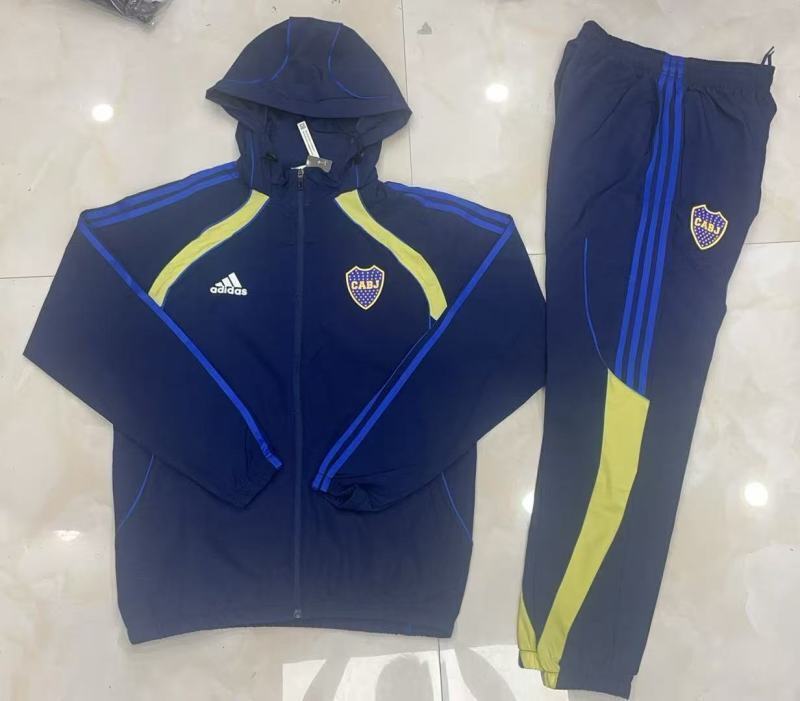 Coupe-vent Boca Junior bleu — 2025/26 · tailles S–2XL