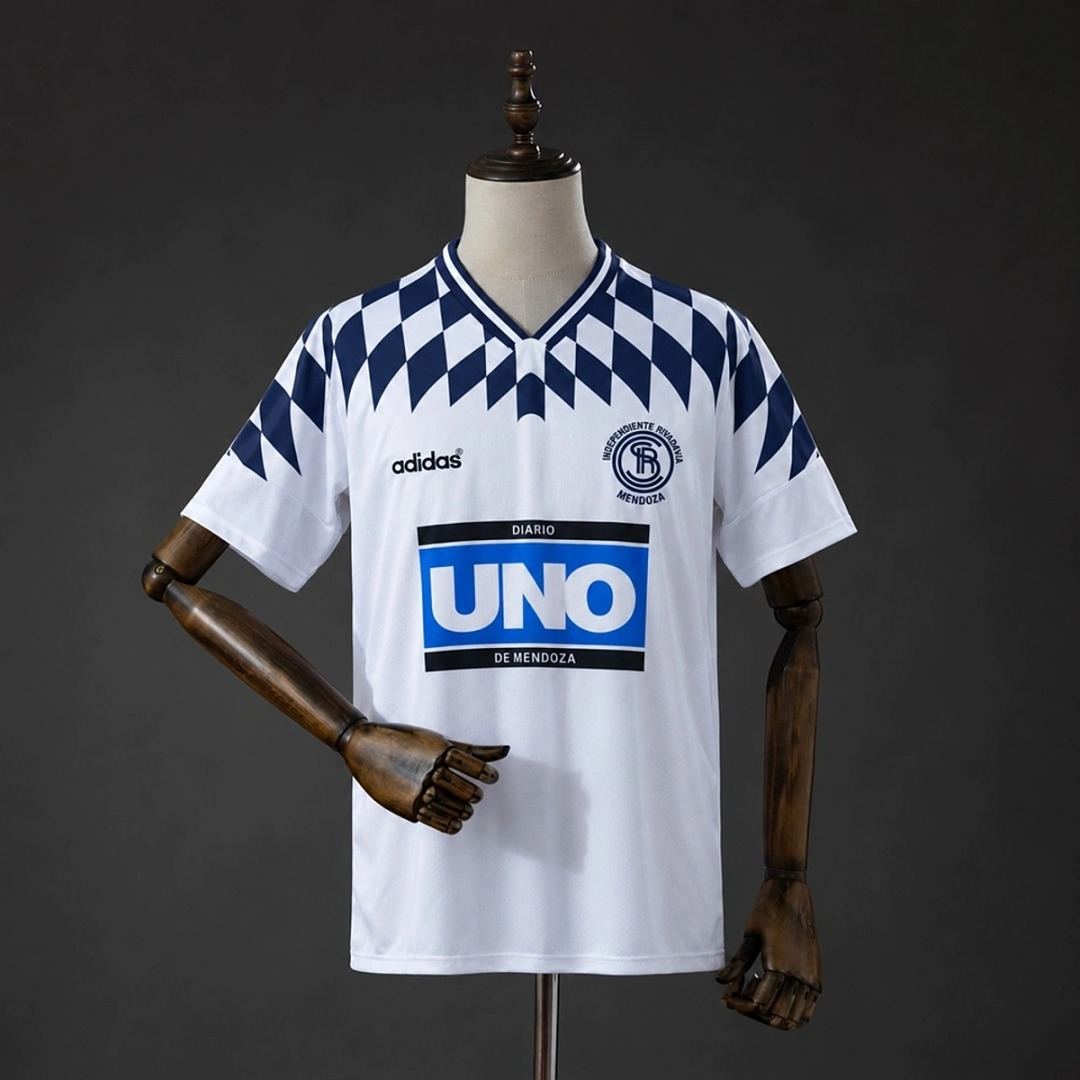 Maillot de football Independiente Rivadavia blanc — 1998/99 · Extérieur · Rétro · tailles S–XXL