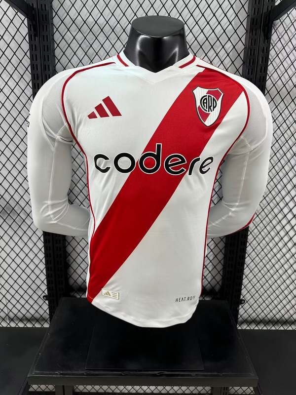 24-25 River home long sleeve player version jersey