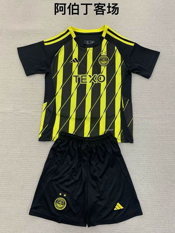 Ensemble de football enfant 24-25 Aberdeen — Extérieur