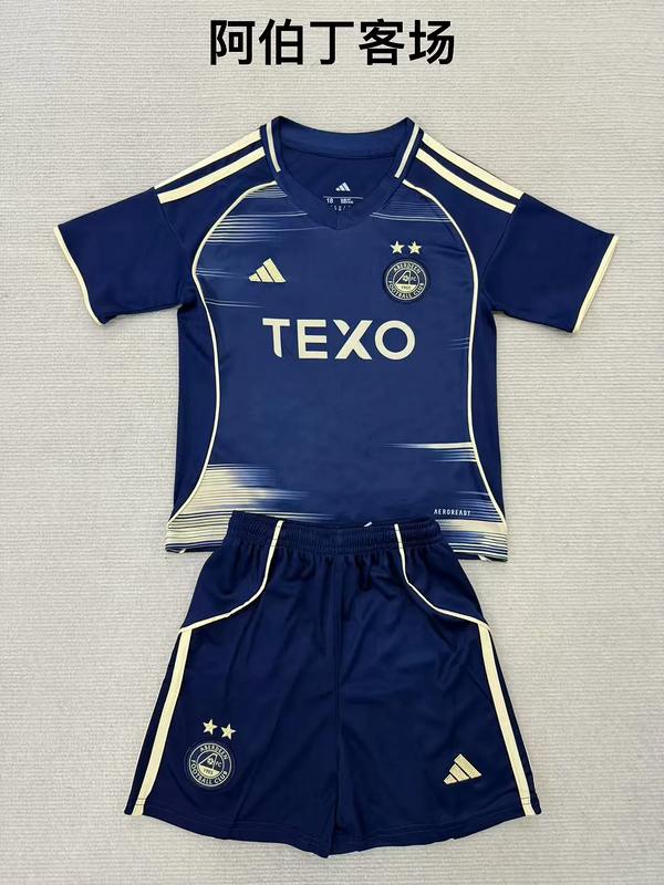 Ensemble de football enfant 25-26 Aberdeen — Extérieur