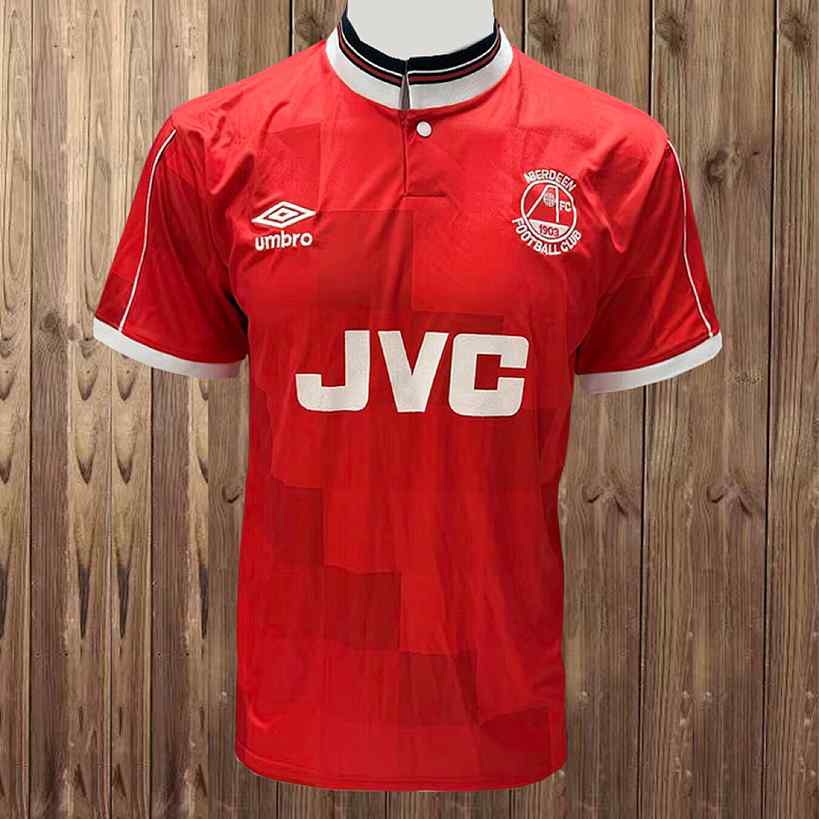 Maillot de football Aberdeen F.C. — 1988/89 · Domicile · Rétro