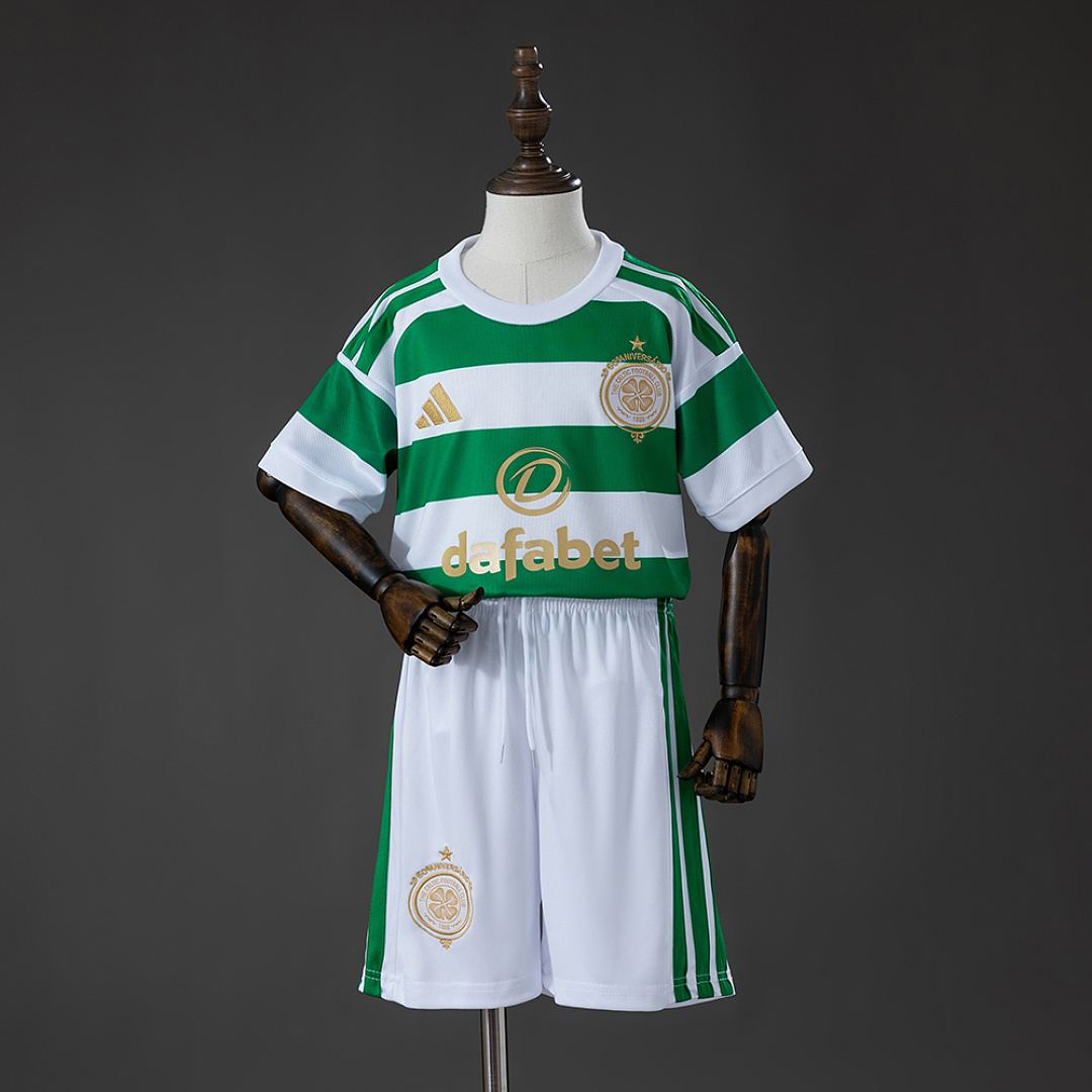 2026/27 Celtic Home Kids Kit Soccer Jersey 16-28