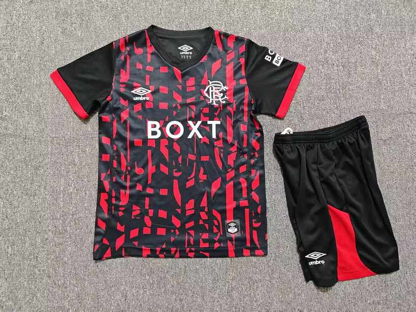 2026/27 Rangers Third Away Kids Kit Soccer Jersey Size 16-28