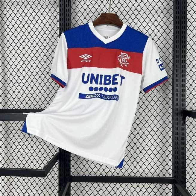 25-26 Rangers Away White Jersey S-XXL
