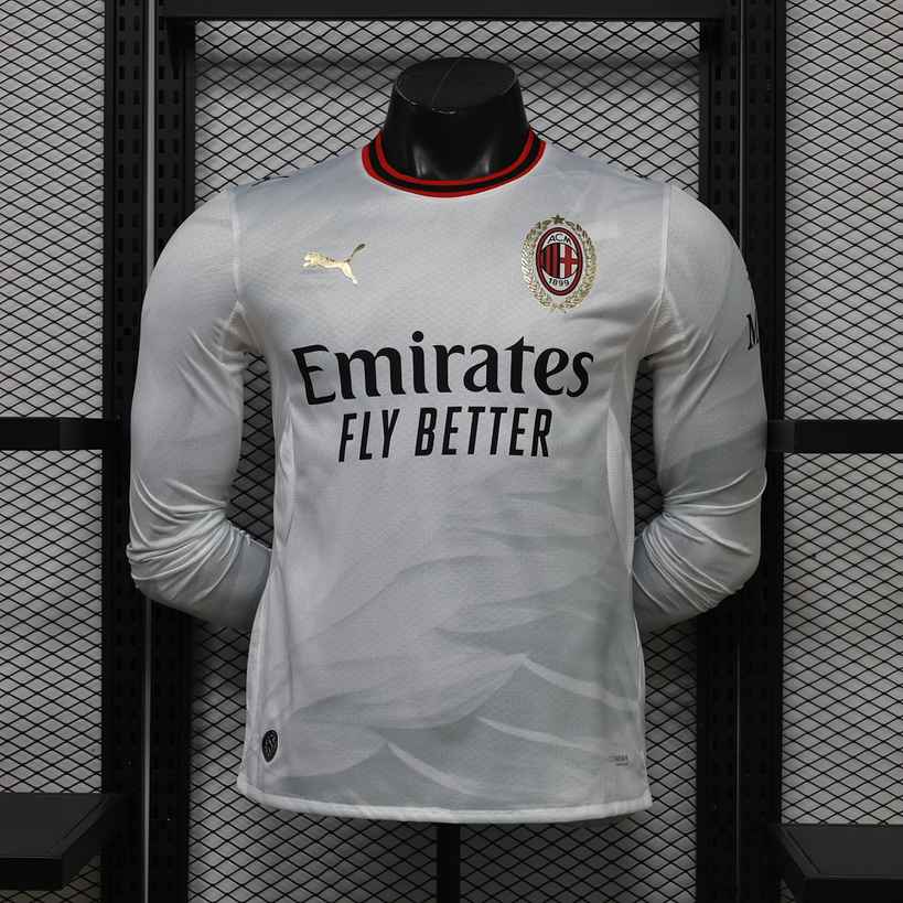 2026/27 AC Milan Away Long Sleeve Player Version Soccer Jersey S-2XL