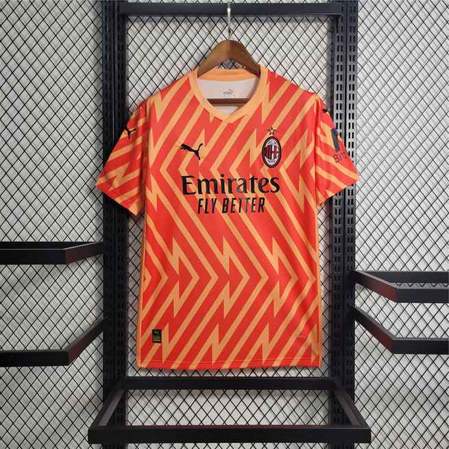 23-24 AC Milan gardien orange taille S-XXL