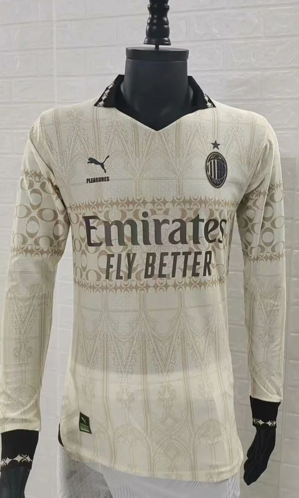 24-25 ACM ＆ pleasures white long sleeve