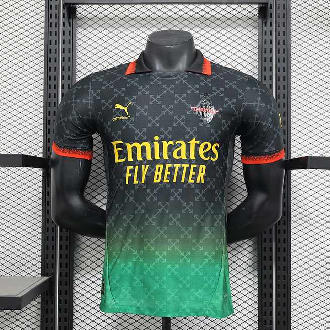 24-25 ACM black and green special player version jersey