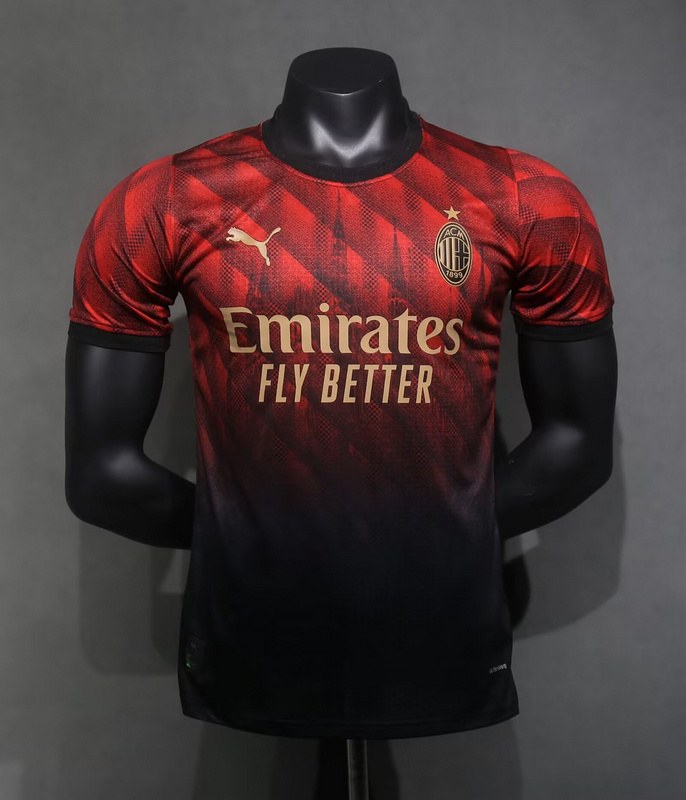 24-25 ACM black and red special player version jersey