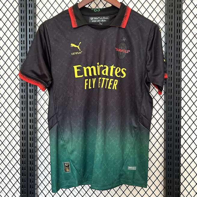 25-26 ACM green and black special jersey