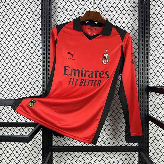 Maillot de football adulte AC Milan quatrième tenue — 2026/27 · Manches longues