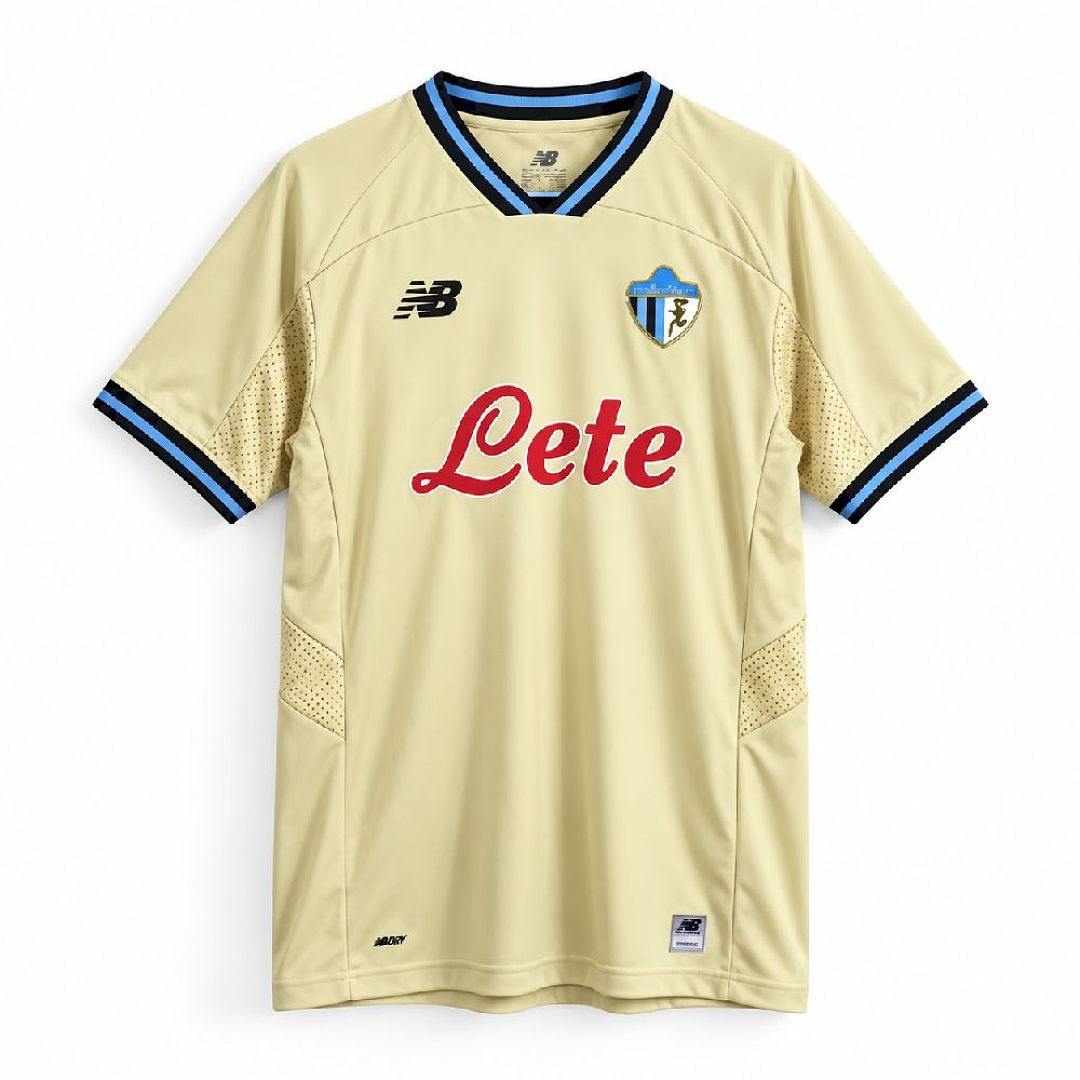 Maillot de football Atalanta Sand — 2026/27 · Troisième maillot · tailles S–3XL