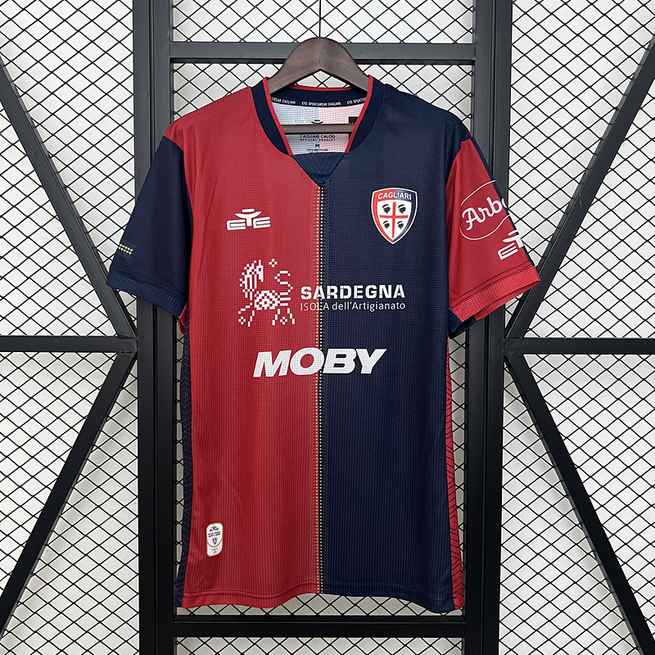 Maillot de football 24-25 Cagliari — Domicile