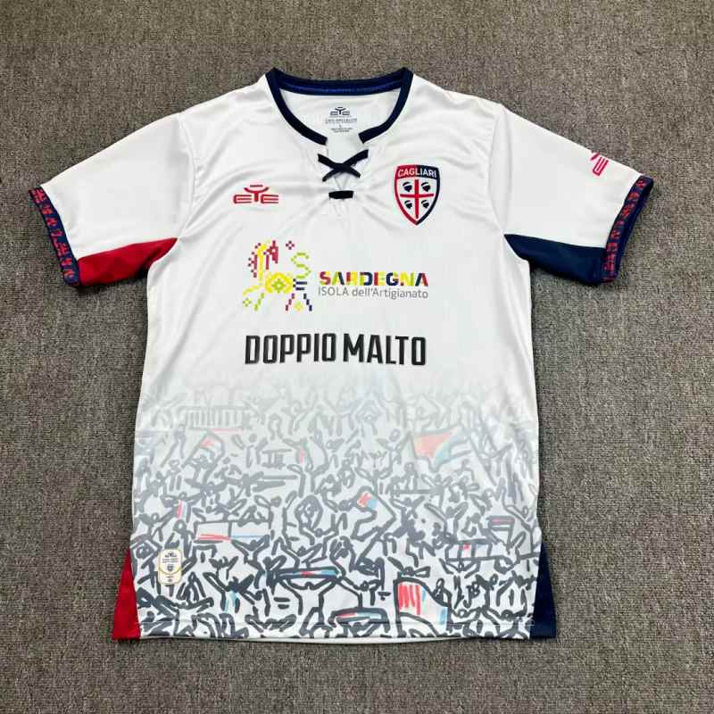 Maillot de football Cagliari — 2025/26 · Extérieur · tailles S–2XL