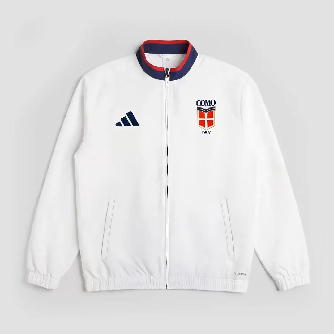 Coupe-vent Como 1907 blanc — 2026/27 · tailles S–2XL