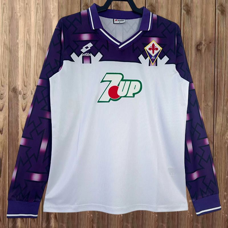 Maillot de football 92-93 Fiorentina — Extérieur · Rétro · Manches longues