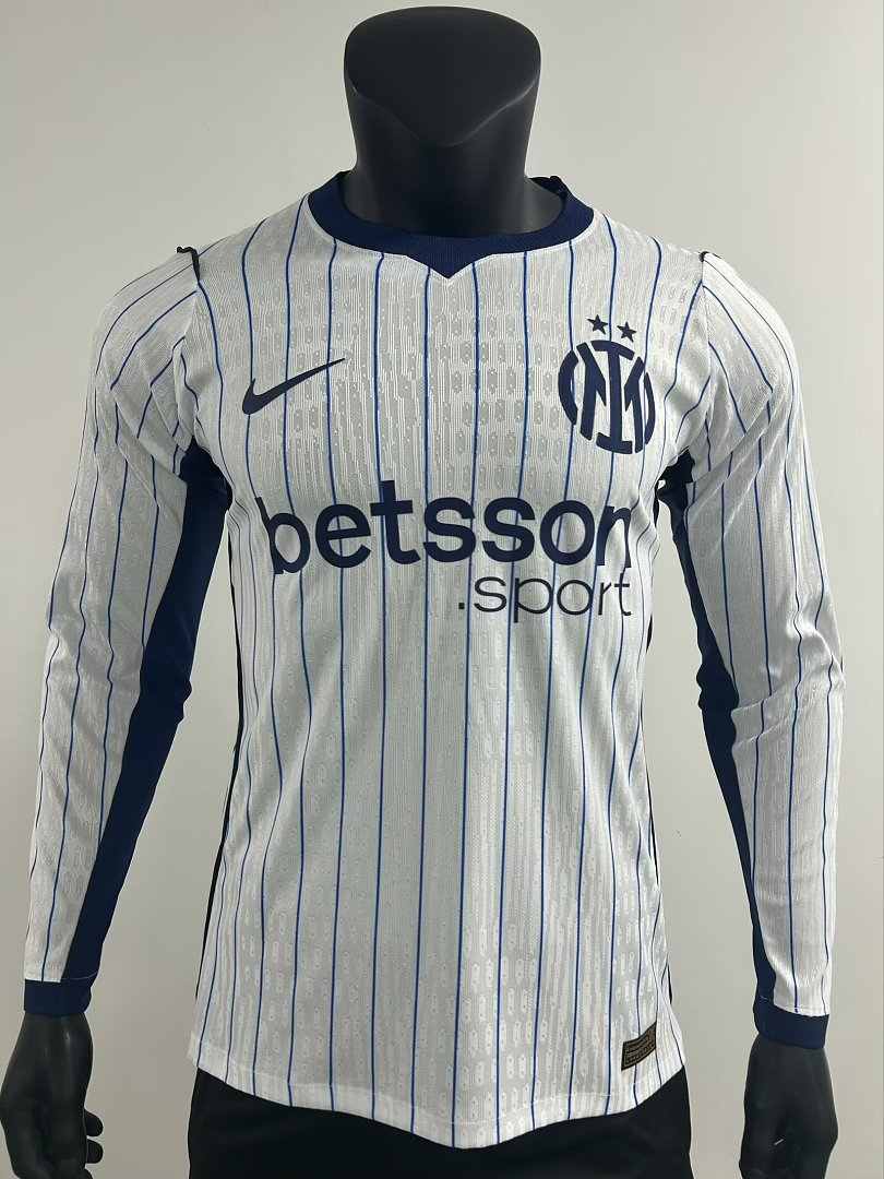 Maillot de football Inter Milan — 2026/27 · Extérieur · Version joueur · Manches longues · tailles S–2XL