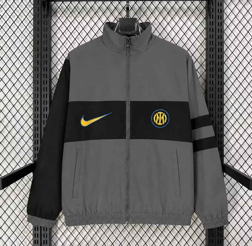 Coupe-vent Inter Milan gris — 2026/27 · tailles S–2XL