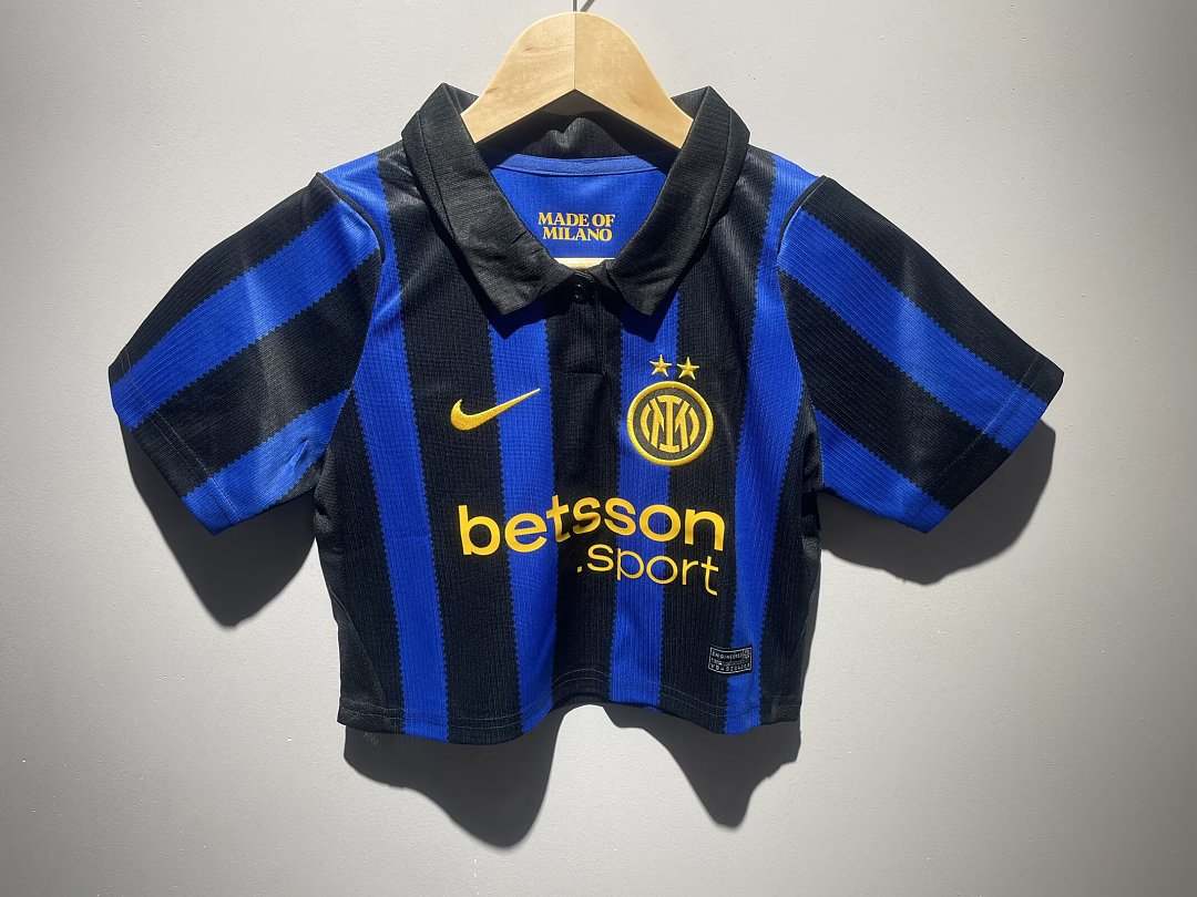 2026/27 Inter Milan Home Women's Crop Top Soccer Jersey S-2XL
