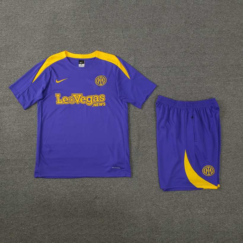 24-25 INT Purple cotton training suit