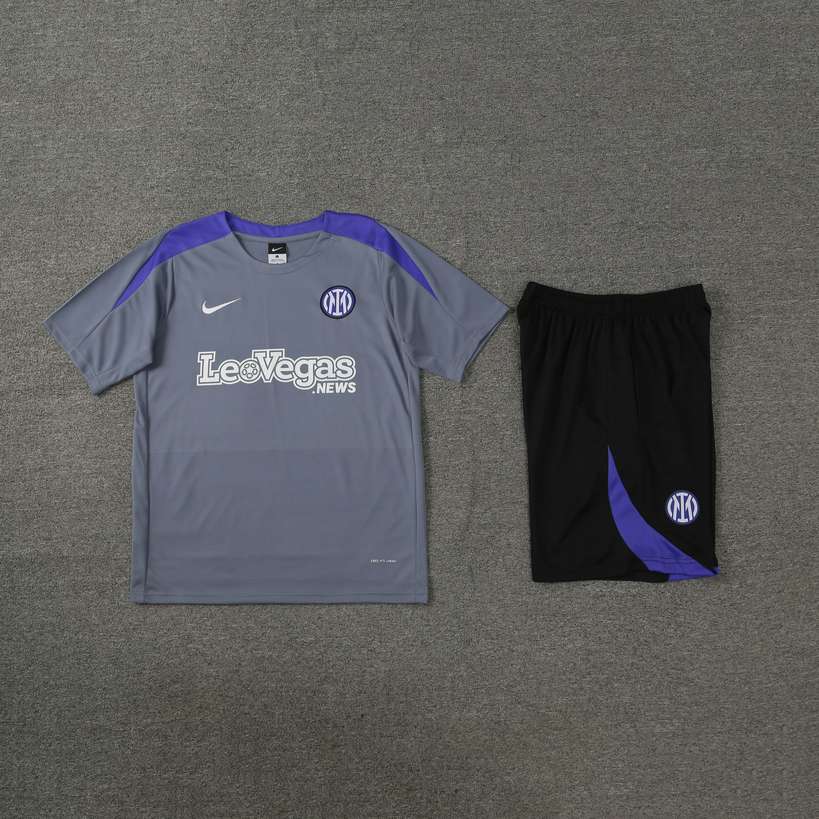 24-25 INT gray cotton training suit