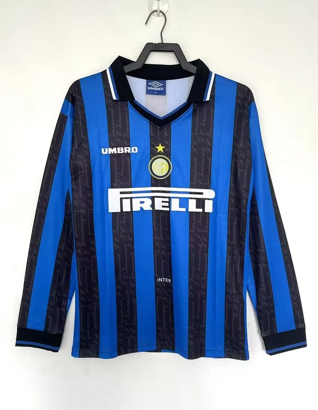 97-98 INT home long seeve retro jersey
