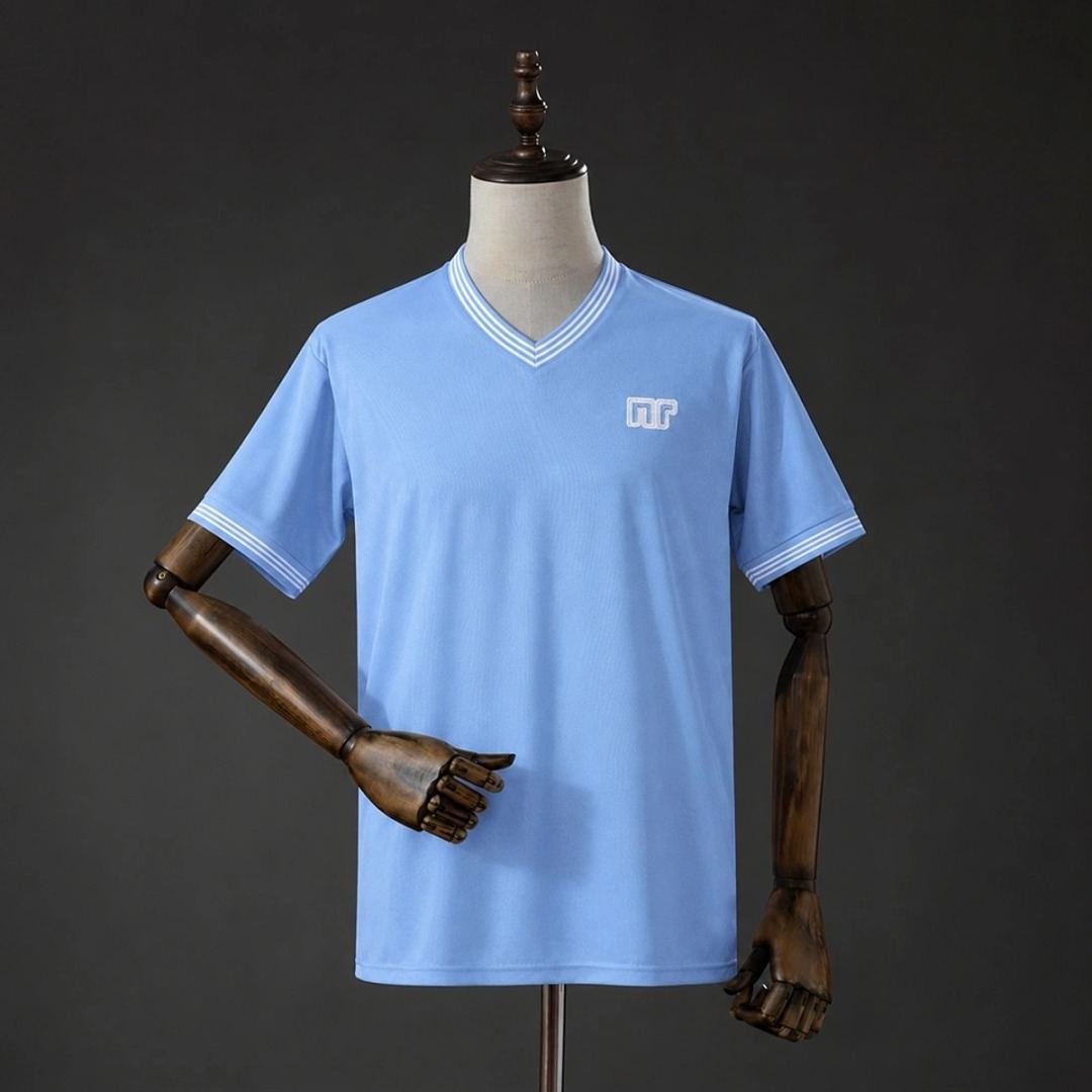 Maillot de football Napoli bleu clair — 1980/81 · Domicile · Rétro · tailles S–2XL