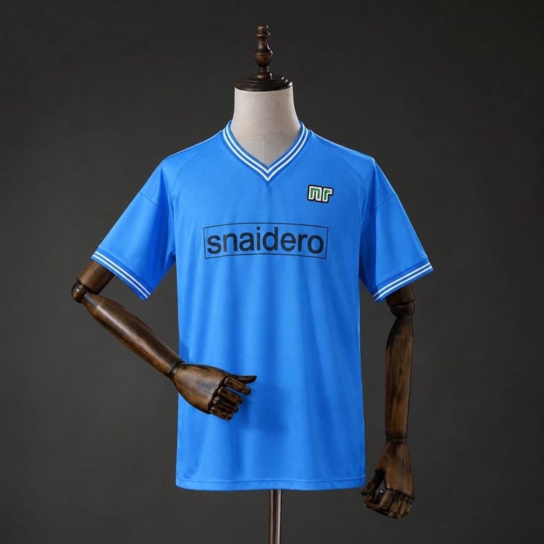 1981/82 Napoli Blue Home Retro Soccer Jersey S-2XL