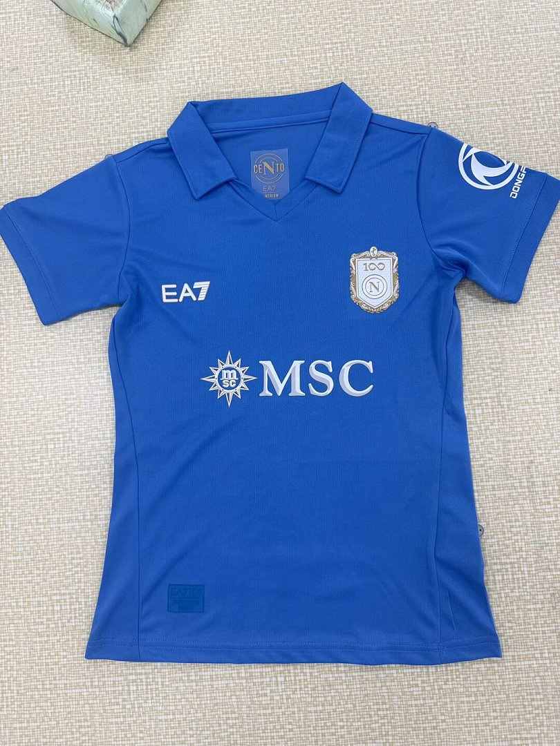 Maillot de football femme Napoli bleu — 2026/27 · Domicile · tailles S–2XL